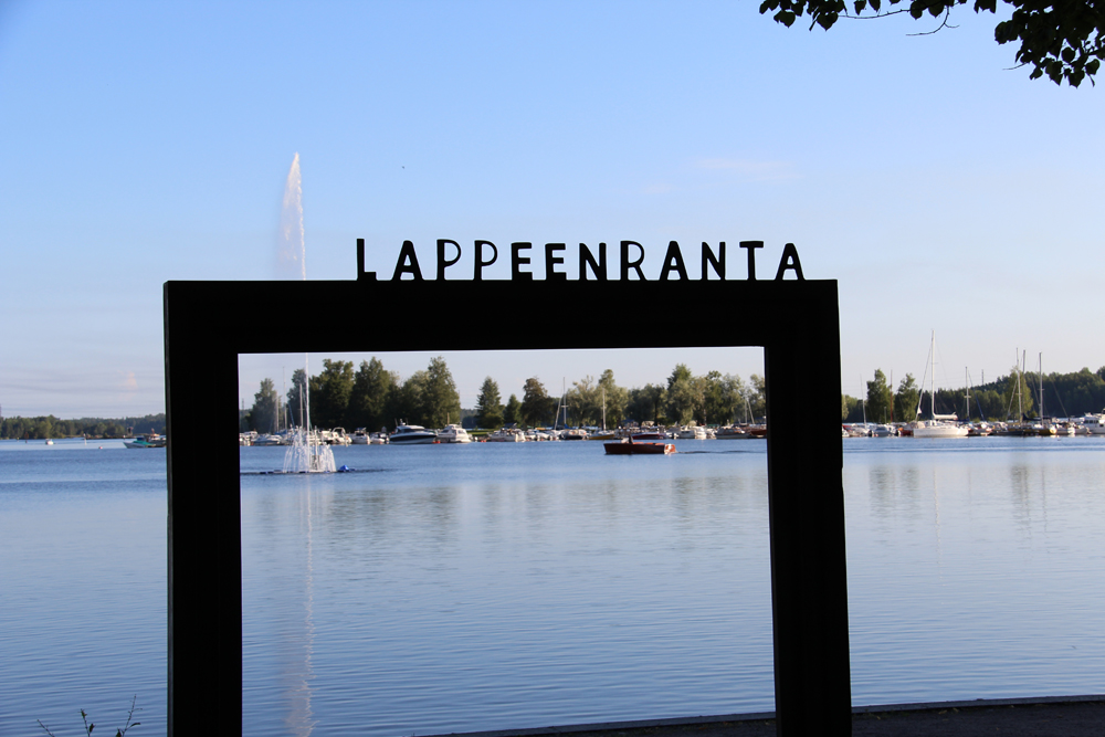 Landscape frame with Lappeenranta written on it.